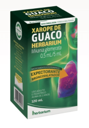 Produto Xarope de guaco 120ml expctorante herbarium
 foto 1