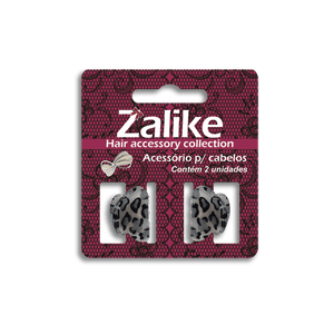 Zalike piranha para cabelo mini animal 2cm com 02 unidades ref 254