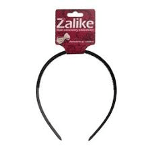 Produto Zalike tiara lisa tradicional preto 1.2cm ref229 foto 1
