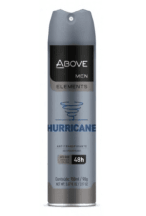 Produto Desodorante aerossol above men elements hurricane 150ml foto 1
