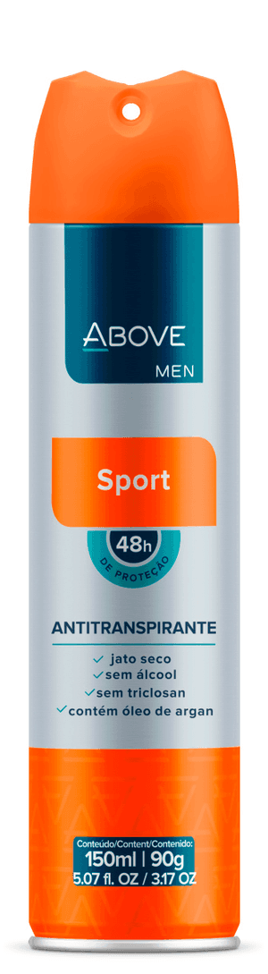 Produto Desodorante aerossol above men sport 150ml
 foto 1