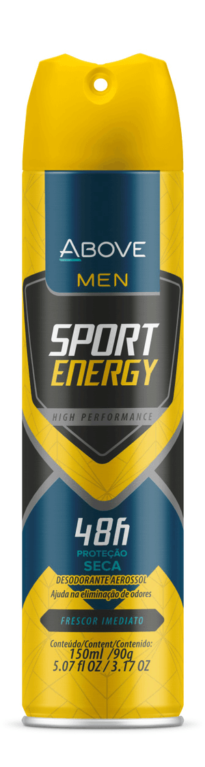 Produto Desodorante aerossol above men sport energy 150ml foto 1