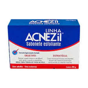 Produto Sabonete esfoliante acnezil 90g foto 1