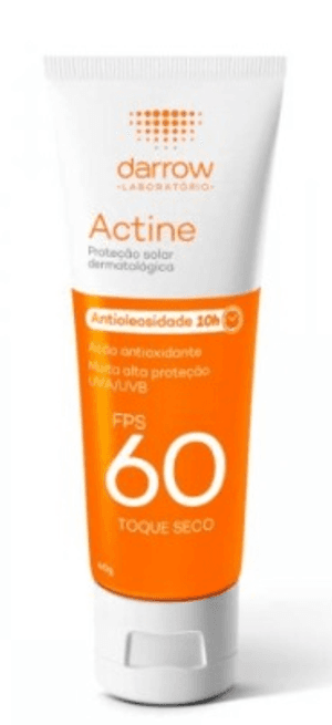 Produto Actine protetor solar fps60 toque seco sem cor 40g foto 1