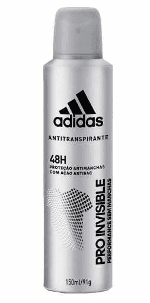 Produto Desodorante adidas aerossol pro invisible 150ml foto 1