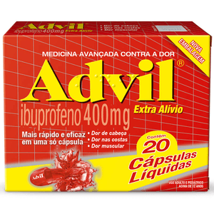 Produto Advil 400mg caixa com 20 capsulas foto 1