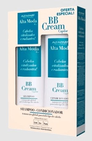 Produto Kit alfaparf bb cream capilar shampoo 300ml + condicionador 300ml foto 1