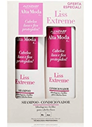 Produto Kit alfaparf liss extreme shampoo 300ml + condicionador 300ml foto 1