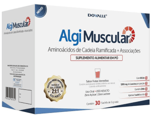 Produto Algi muscular sabor frutas vermelhas caixa com 30 saches foto 1