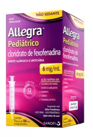 Produto Allegra suspencao pediatriaca 150ml foto 1