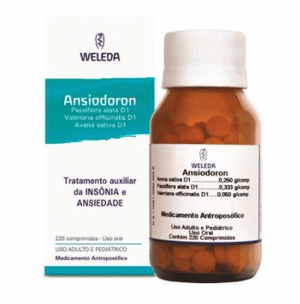 Produto Ansiodoron caixa com 220 comprimidos - laboratorio weleda foto 1