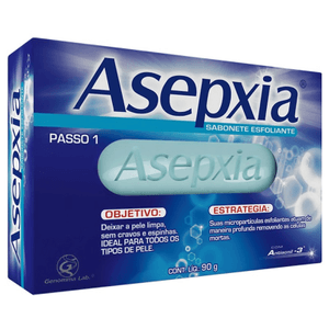 Produto Sabonete asepxia  barra  esfoliante 90g foto 1