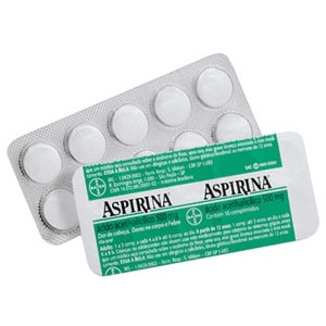 Produto Aspirina adulto 500 mg com 10 comprimidos foto 1