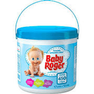 Produto Lenco umedecido baby roger balde azul com 450 unidades foto 1