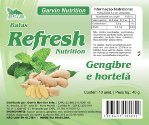 Produto Balas refresh gengibre e hortela garvin nutrition foto 1