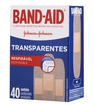 Produto Curativos transparentes band-aid com 40 unidades foto 1