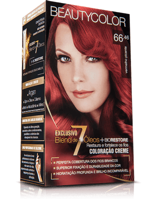 Produto Tintura beauty color kit 66.46 vermelho picante foto 1