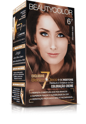 Produto Tintura beauty color kit 6.7 chocolate suico foto 1