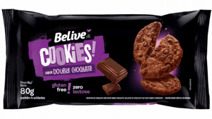 Produto Belive cookies 80g sabor double chocolate foto 1