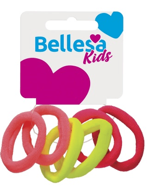 Produto Bellesa elastico kids meia colorido pequeno com 6 unidades ref 744b foto 1