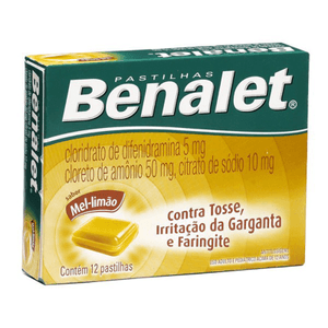Produto Benalet mel/limao 12 pastilhas foto 1