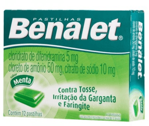 Produto Benalet menta 12 pastilhas foto 1