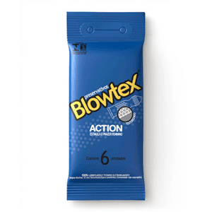 Produto Preservativo blowtex action com 6 unidades foto 1