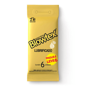 Produto Preservativo blowtex lubrificado tradicional leve 6 pague 4unidades foto 1