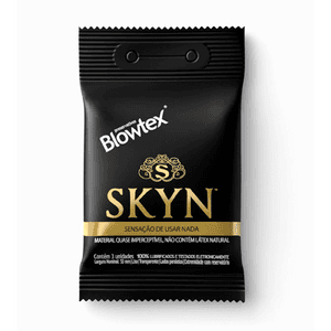Produto Preservativo blowtex skyn com 3 unidades foto 1