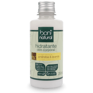 Produto Hidratante deo corporal boni natural amêndoa & lavanda 250ml foto 1