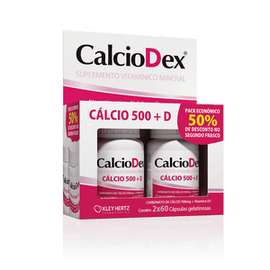 Produto Calciodex kit 60+60 capsulas gelatinosas hertz foto 1