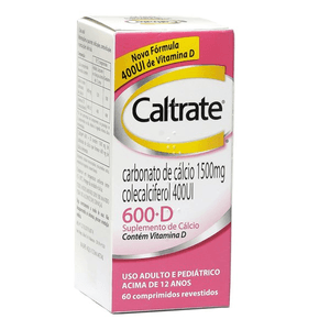 Produto Caltrate 400ui+600+vitamina d 60 comprimidos foto 1