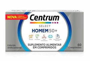 Produto Centrum select homem 50 suplemento alimentar com 60 comprimidos foto 1