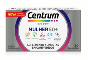 Produto Centrum select mulher 50 suplemento alimentar com 30 comprimidos foto 1