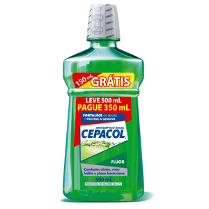 Produto Enxaguante bucal cepacol fluor leve 500 ml pague 300ml foto 1