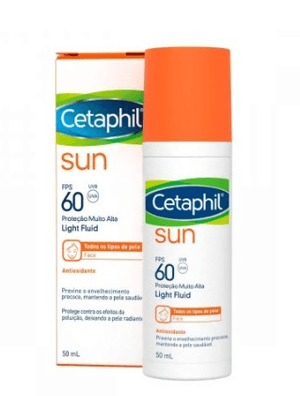 Produto Cetaphil sun protetor solar light fluid fps60 antioxidante 50ml foto 1