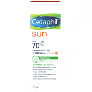 Produto Cetaphil sun protetor solar fps70 ultra matte com cor 50ml foto 1