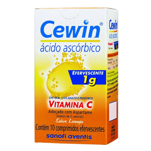 Produto Cewin 1g efervescente com 10 comprimidos foto 1