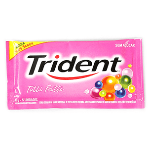Produto Chicle trident t-frutti 5un foto 1