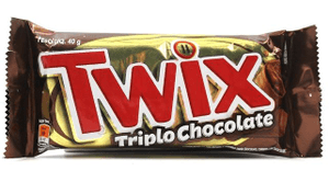 Produto Chocolate twix triplo chocolate 40g foto 1