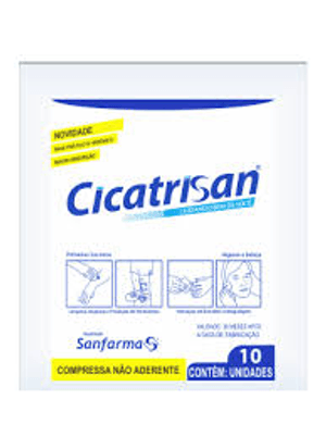 Produto Cicatrisan compressa esteril nao aderente 15x15 embalagem econonica 3x10un foto 1