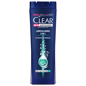 Produto Shampoo clear men anticaspa dual effect 2x1 200ml foto 1