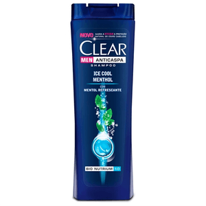 Produto Shampoo clear men anticaspa ice cool mentol 200ml foto 1
