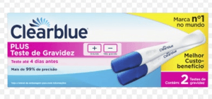 Produto Clearblue plus teste de gravidez caixa com 2 testes foto 1