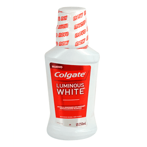 Produto Enxaguante bucal colgate luminous white 250 ml foto 1