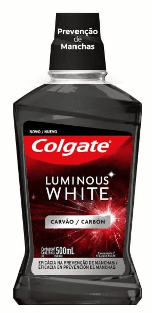 Produto Enxaguante  bucal colgate luminous white carvao 500 ml foto 1