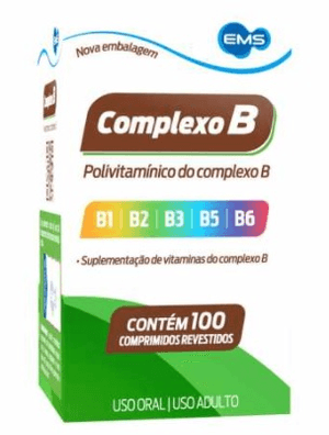 Produto Complexo b caixa com 100 comprimidos revestidos ems foto 1