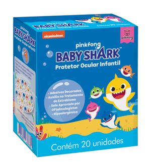 Produto Protetor ocular infantil cremer baby shark com 20 unidades foto 1
