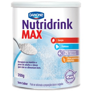 Produto Danone nutridrink max po sem sabor 700g foto 1