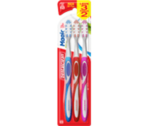 Produto Dentalclean escova dental magic macia leve 3 pague 2 foto 1